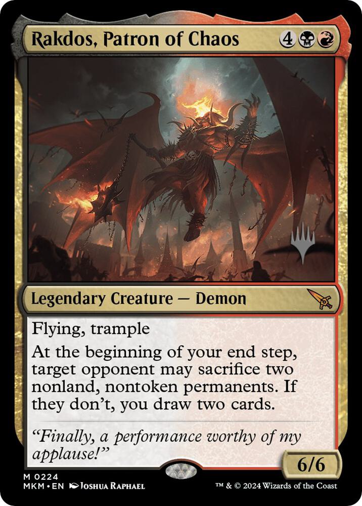 Rakdos, Patron of Chaos - 224: Promo Pack: Murders at Karlov Manor