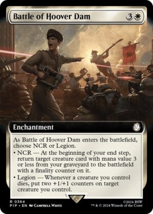 Battle of Hoover Dam (Extended Art) - 364: Universes Beyond: Fallout