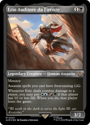 Ezio Auditore da Firenze (Foil Etched) - 203: Universes Beyond: Assassin's Creed