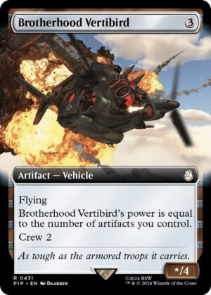Brotherhood Vertibird (Extended Art) - 431: Universes Beyond: Fallout