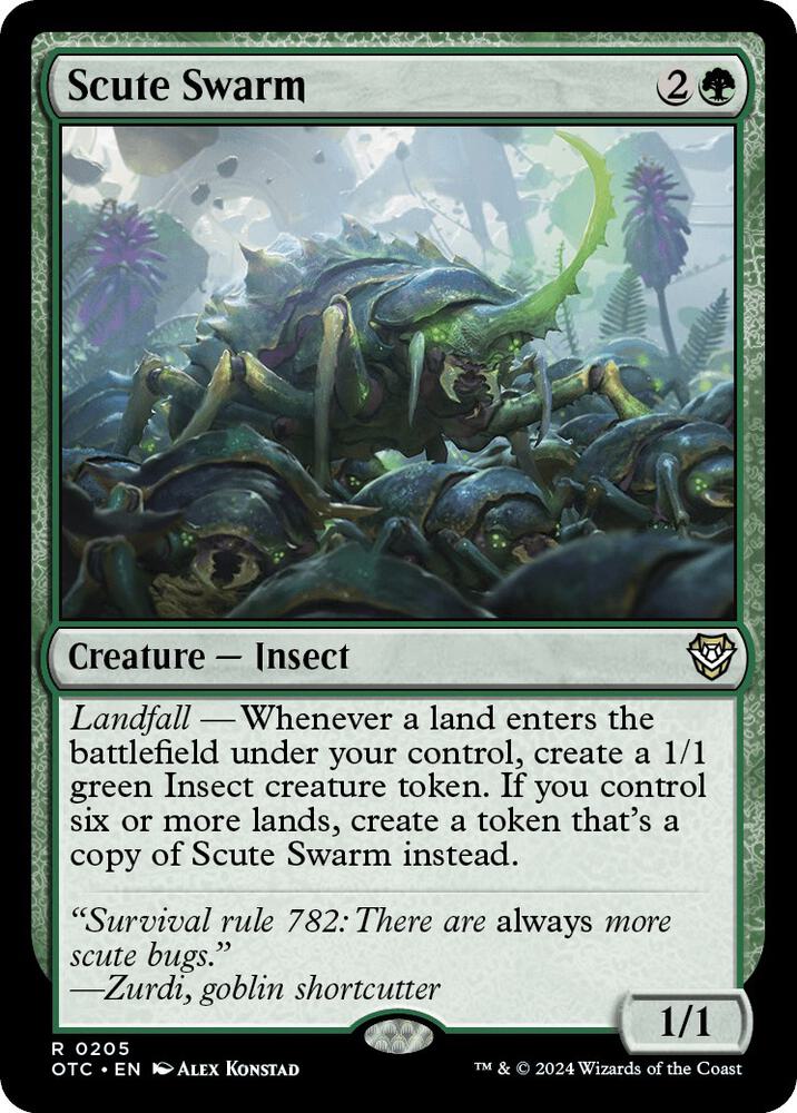 Scute Swarm - 205: Commander: Outlaws of Thunder Junction