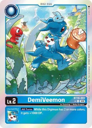 DemiVeemon (Box Promotion Pack: Beginning Observer) - BT16-002 U: Beginning Observer