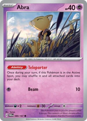 Abra - 080/167: SV06: Twilight Masquerade