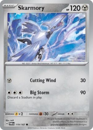 Skarmory - 119/167: SV06: Twilight Masquerade