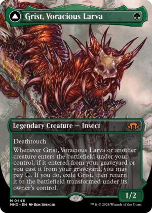 Grist, Voracious Larva (Borderless) - 446: Modern Horizons 3