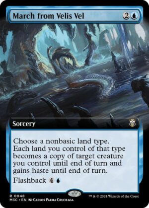 March from Velis Vel (Extended Art) (Ripple Foil) - 48: Commander: Modern Horizons 3