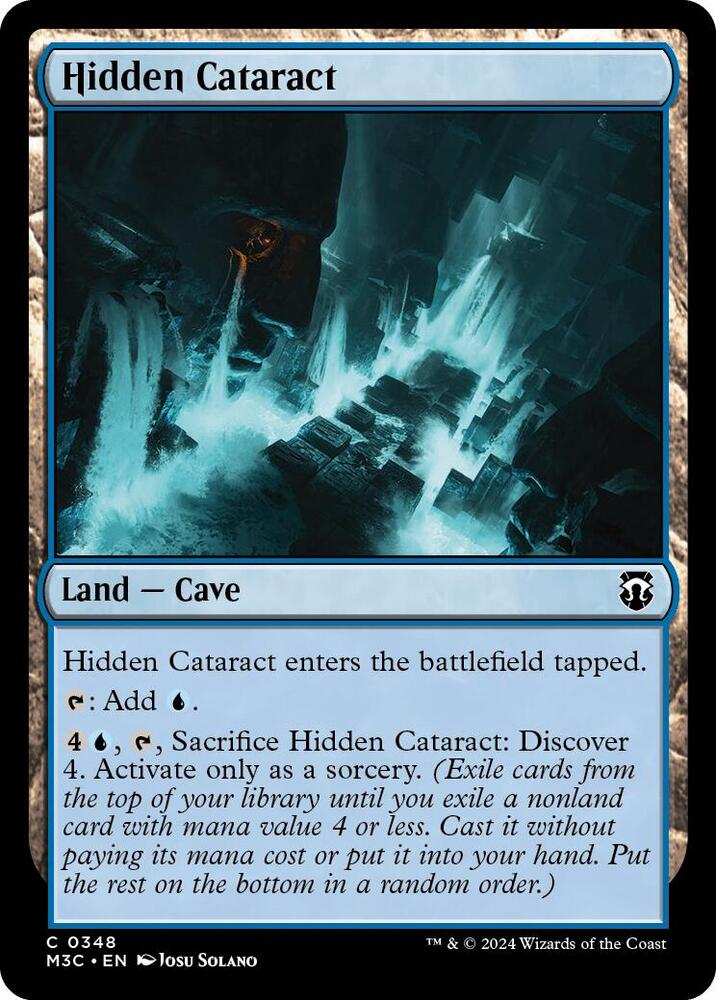Hidden Cataract (Ripple Foil) - 348: Commander: Modern Horizons 3