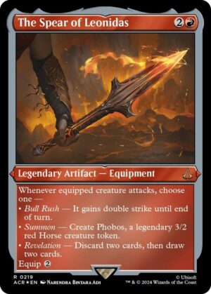 The Spear of Leonidas (Foil Etched) - 219: Universes Beyond: Assassin's Creed