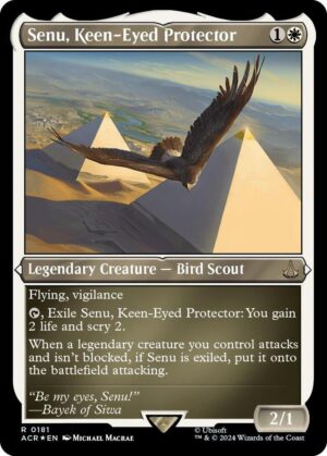 Senu, Keen-Eyed Protector (Foil Etched) - 181: Universes Beyond: Assassin's Creed