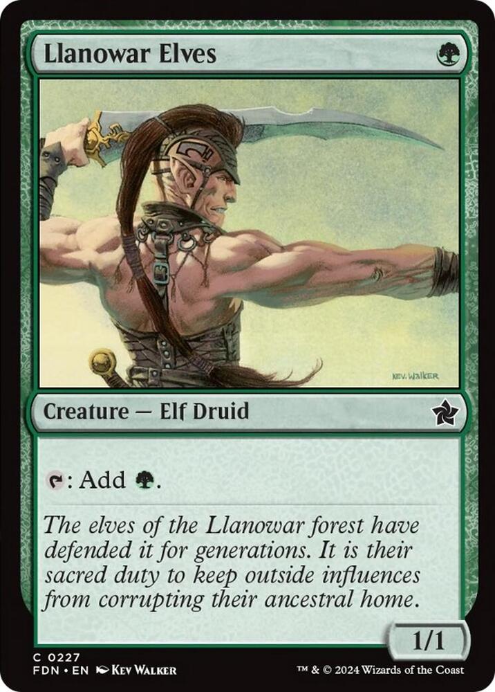 Llanowar Elves - 227: Foundations