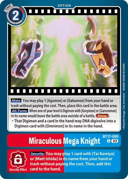 Miraculous Mega Knight - BT17-095 U: Secret Crisis