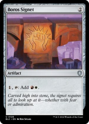 Boros Signet - 128: Commander: Bloomburrow