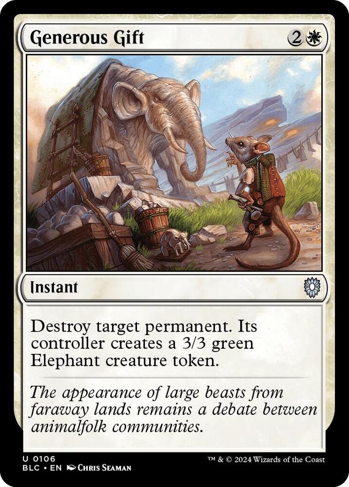 Generous Gift - 106: Commander: Bloomburrow