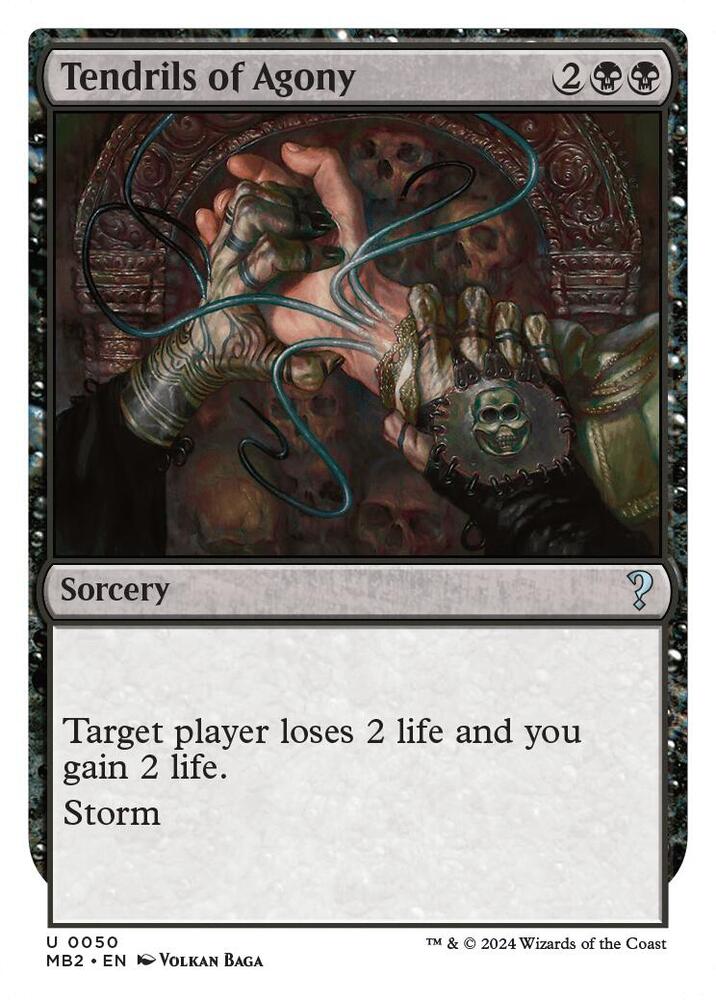 Tendrils of Agony (White Border) - 50: Mystery Booster 2