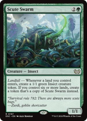Scute Swarm - 197: Commander: Duskmourn: House of Horror
