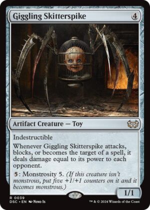 Giggling Skitterspike - 39: Commander: Duskmourn: House of Horror