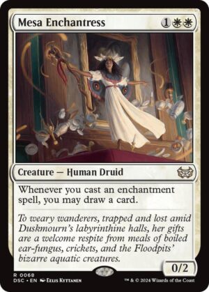 Mesa Enchantress - 68: Commander: Duskmourn: House of Horror