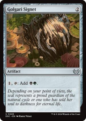Golgari Signet - 246: Commander: Duskmourn: House of Horror
