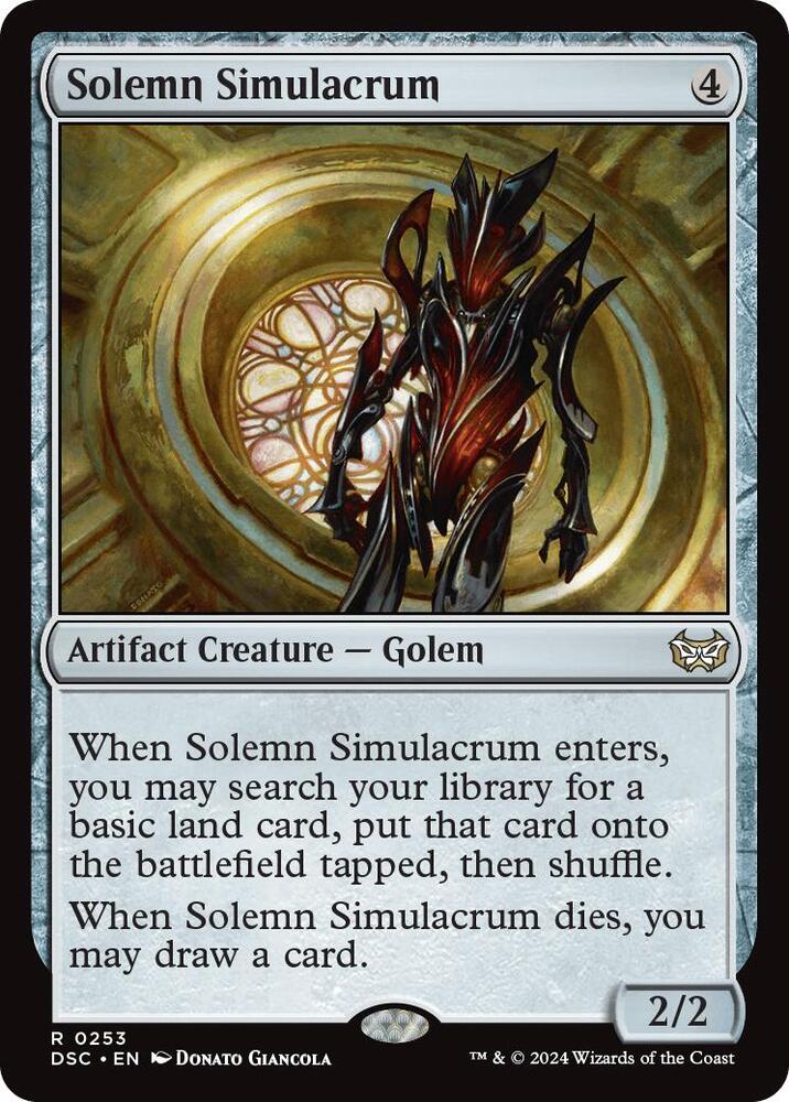 Solemn Simulacrum - 253: Commander: Duskmourn: House of Horror