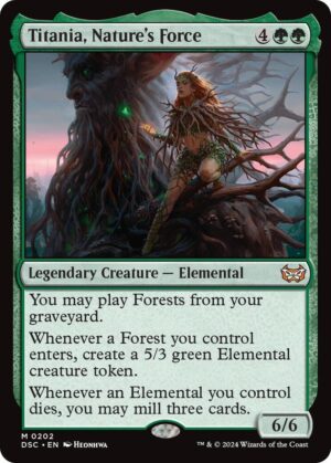 Titania, Nature's Force - 202: Commander: Duskmourn: House of Horror