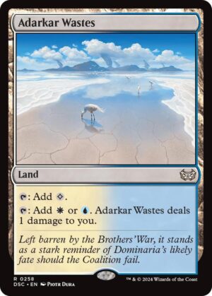 Adarkar Wastes - 258: Commander: Duskmourn: House of Horror