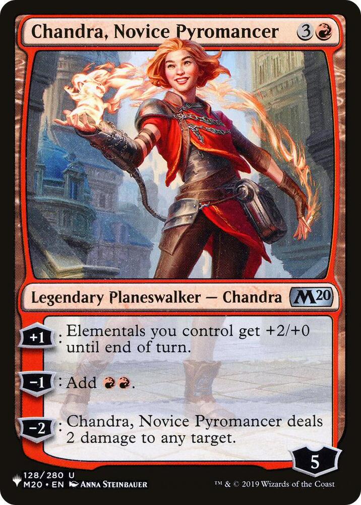 Chandra, Novice Pyromancer - 128/280: The List Reprints