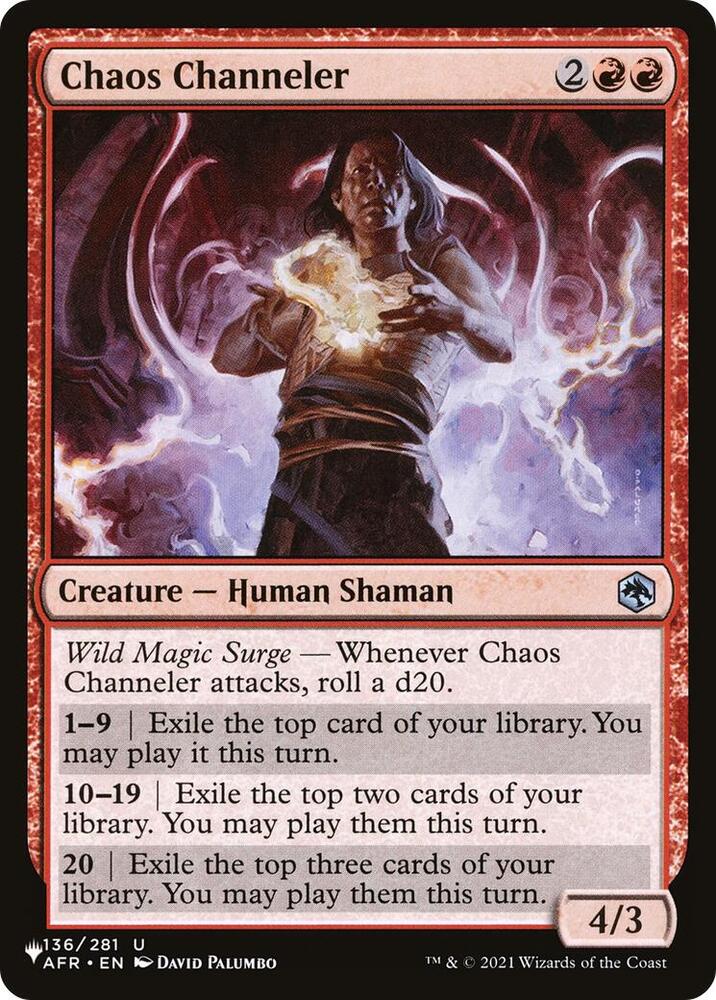 Chaos Channeler - 136/281: The List Reprints