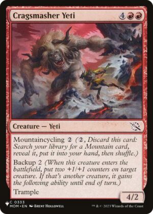 Cragsmasher Yeti - 0333: The List Reprints