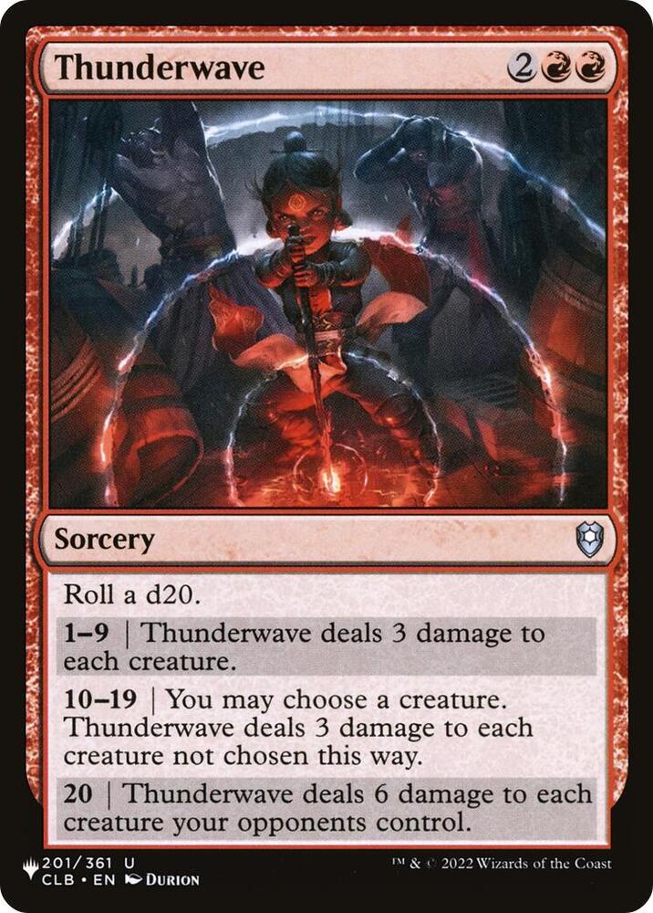 Thunderwave - 201/361: The List Reprints