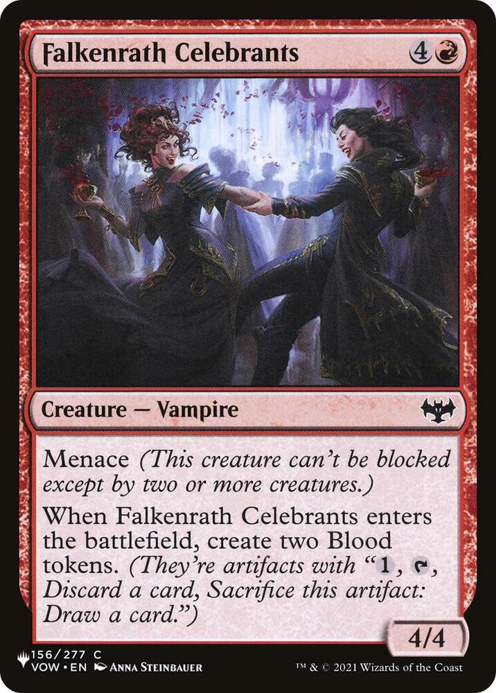 Falkenrath Celebrants - 156/277: The List Reprints