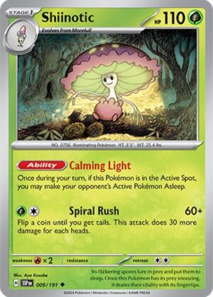 Shiinotic - 009/191 - 009/191: SV08: Surging Sparks