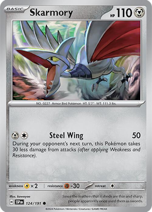 Skarmory - 124/191 - 124/191: SV08: Surging Sparks