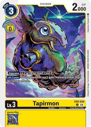 Tapirmon - EX8-030 C: Chain of Liberation
