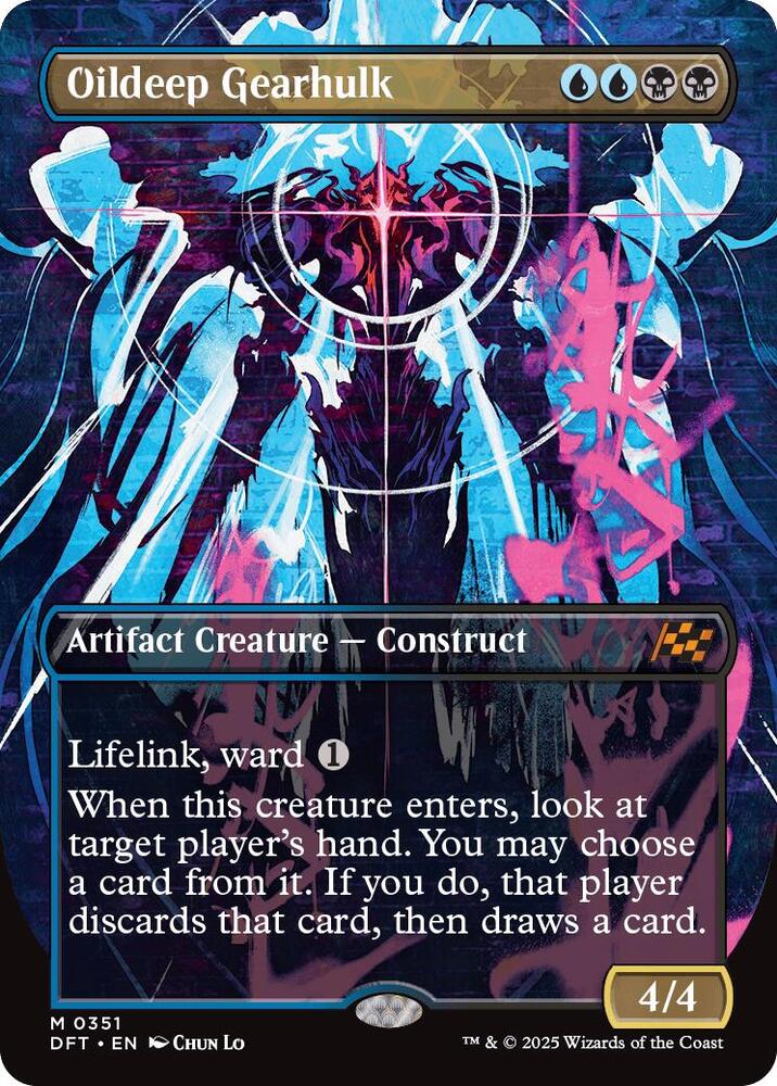 Oildeep Gearhulk (Borderless) - 351: Aetherdrift