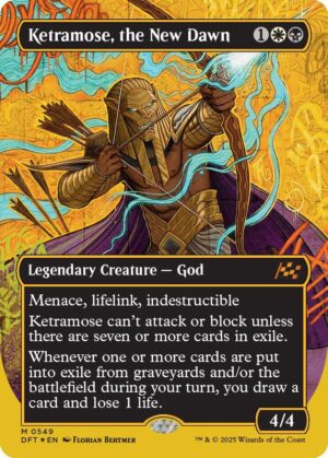 Ketramose, the New Dawn (Borderless) (First-Place Foil) - 549: Aetherdrift