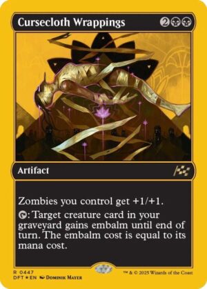 Cursecloth Wrappings (First-Place Foil) - 447: Aetherdrift
