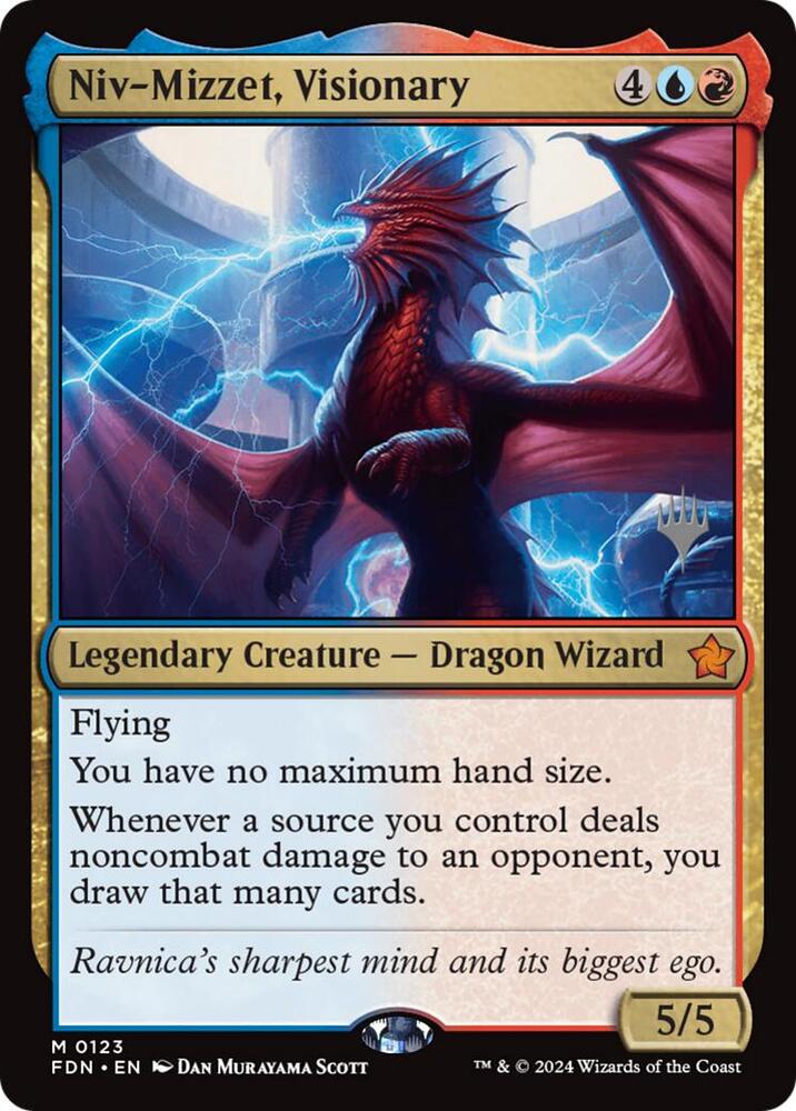 Niv-Mizzet, Visionary - 123: Promo Pack: Duskmourn: House of Horror
