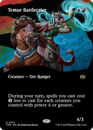 Temur Battlecrier (Borderless) - 372: Tarkir: Dragonstorm