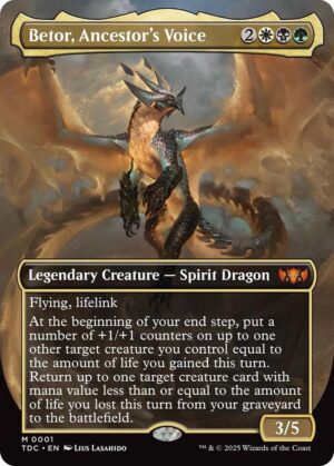 Betor, Ancestor's Voice (Borderless) - 1: Commander: Tarkir: Dragonstorm