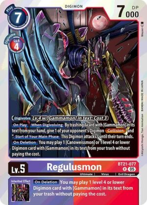 Regulusmon - BT21-077 R: World Convergence