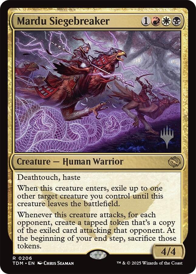 Mardu Siegebreaker - 206: Promo Pack: Tarkir: Dragonstorm