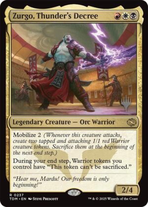 Zurgo, Thunder's Decree - 237: Promo Pack: Tarkir: Dragonstorm