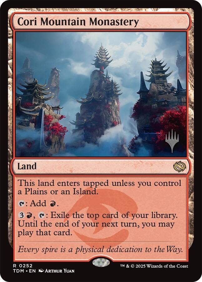 Cori Mountain Monastery - 252: Promo Pack: Tarkir: Dragonstorm (HP)