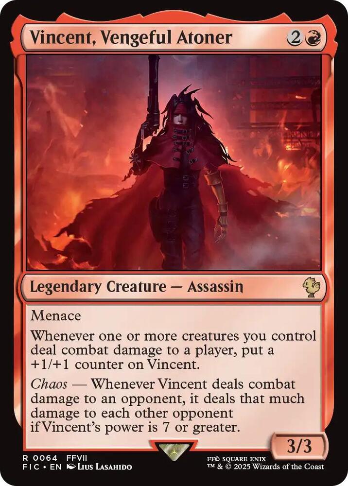 Vincent, Vengeful Atoner - 64: Commander: FINAL FANTASY