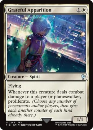 Grateful Apparition (Surge Foil) - 244: Commander: FINAL FANTASY