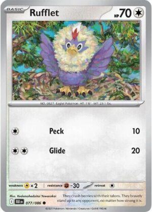 Rufflet - 077/086: SV: Black Bolt