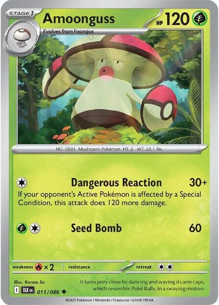 Amoonguss - 011/086: SV: Black Bolt