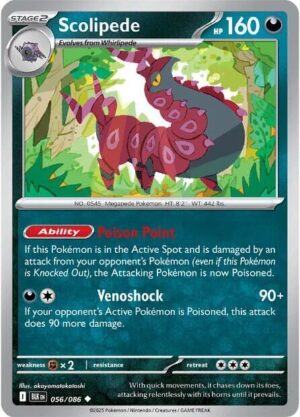 Scolipede - 056/086: SV: Black Bolt