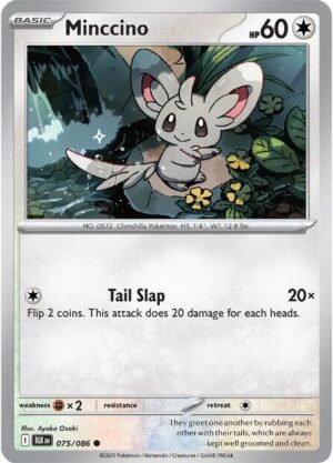Minccino - 075/086: SV: Black Bolt