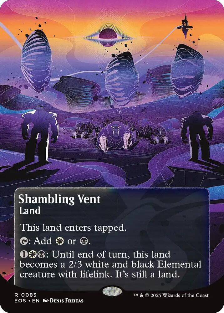Shambling Vent (0083) (Borderless) - 83: Edge of Eternities: Stellar Sights